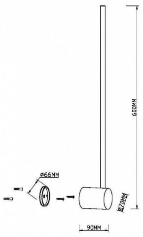 Бра Maytoni Light stick MOD237WL-L6BS3K в Лысьве - lysva.mebel24.online | фото 4
