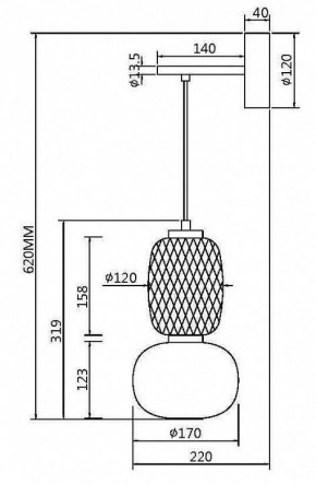 Бра Maytoni Pattern MOD267WL-L18G3K в Лысьве - lysva.mebel24.online | фото 4