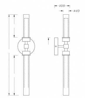 Бра Maytoni Stelo MOD116WL-L7B3K в Лысьве - lysva.mebel24.online | фото 3