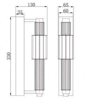 Бра Maytoni Verticale MOD308WL-L9GR3K в Лысьве - lysva.mebel24.online | фото 3