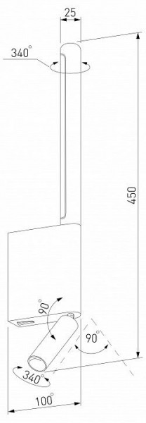 Бра с подсветкой Elektrostandard Sarca a066400 в Лысьве - lysva.mebel24.online | фото 5