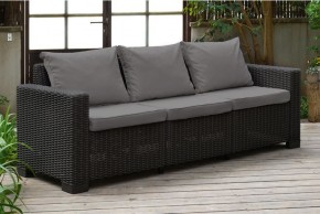 Диван Калифорния 3-х местный (California 3 Sofa), графит в Лысьве - lysva.mebel24.online | фото 1