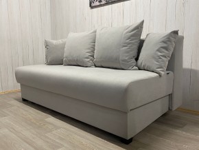 Диван Комфорт-1 (НПБ) велюр Luma 13 св.серый в Лысьве - lysva.mebel24.online | фото 2