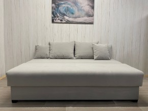 Диван Комфорт-1 (НПБ) велюр Luma 13 св.серый в Лысьве - lysva.mebel24.online | фото 3