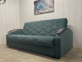 Диван Престиж-16 (НПБ+МДФ) велюр Sensey bottle green в Лысьве - lysva.mebel24.online | фото 4