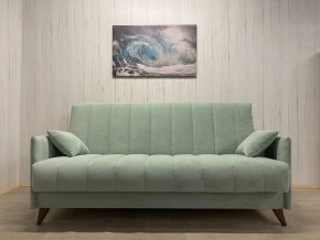 Диван Престиж-3 (НПБ) велюр Sensey mist green в Лысьве - lysva.mebel24.online | фото