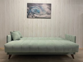 Диван Престиж-3 (НПБ) велюр Sensey mist green в Лысьве - lysva.mebel24.online | фото 3