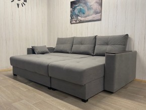 Диван угловой Комфорт-3 (НПБ+МДФ) велюр Galaxy Lite 26 в Лысьве - lysva.mebel24.online | фото 3