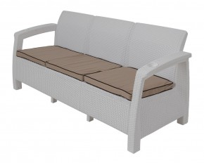 Диван Yalta Premium Sofa 3 Set (Ялта) белый (+подушки под спину) в Лысьве - lysva.mebel24.online | фото