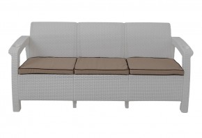Диван Yalta Premium Sofa 3 Set (Ялта) белый (+подушки под спину) в Лысьве - lysva.mebel24.online | фото 2