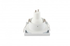 DK3014-WH Встраиваемый светильник влагозащ., IP 44, 50 Вт, GU10, белый, алюминий в Лысьве - lysva.mebel24.online | фото 5