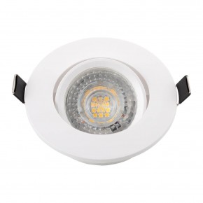DK3020-WH Встраиваемый светильник, IP 20, 10 Вт, GU5.3, LED, белый, пластик в Лысьве - lysva.mebel24.online | фото 4