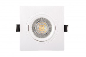 DK3021-WH Встраиваемый светильник, IP 20, 10 Вт, GU5.3, LED, белый, пластик в Лысьве - lysva.mebel24.online | фото 1