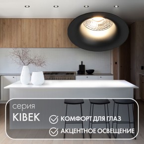 DK3024-BK Встраиваемый светильник, IP 20, 10 Вт, GU5.3, LED, черный, пластик в Лысьве - lysva.mebel24.online | фото 3