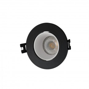 DK3061-BK+WH Встраиваемый светильник, IP 20, 10 Вт, GU5.3, LED, черный/белый, пластик в Лысьве - lysva.mebel24.online | фото 1