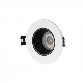 DK3061-WH+BK Встраиваемый светильник, IP 20, 10 Вт, GU5.3, LED, белый/черный, пластик в Лысьве - lysva.mebel24.online | фото 1