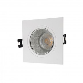 DK3071-WH+CH Встраиваемый светильник, IP 20, 10 Вт, GU5.3, LED, белый/хром, пластик в Лысьве - lysva.mebel24.online | фото