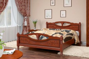 ЕЛЕНА-4 Кровать из массива (орех) в Лысьве - lysva.mebel24.online | фото