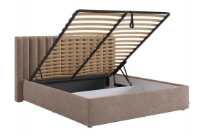 ЕВА Кровать с ПМ 1600 (латте) в Лысьве - lysva.mebel24.online | фото