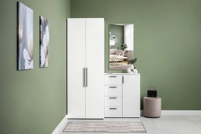 ЭЙР прихожая (модульная) Белый Шагрень в Лысьве - lysva.mebel24.online | фото 26