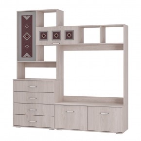 Гостиная Белла (модульная) ясень белый в Лысьве - lysva.mebel24.online | фото 2