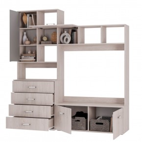 Гостиная Белла (модульная) ясень белый в Лысьве - lysva.mebel24.online | фото 3