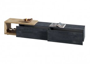 ХЛОЯ Тумба напольная (Дуб Вотан/Обсидиан) в Лысьве - lysva.mebel24.online | фото