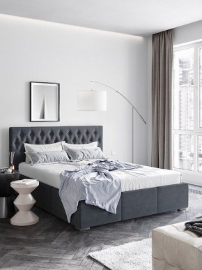 Интерьерная Кровать Октавия Серый 1400x2000 в Лысьве - lysva.mebel24.online | фото