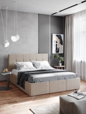 Интерьерная Кровать Рио 1.6 Ортопед ПМ с ящиком Бежевый в Лысьве - lysva.mebel24.online | фото