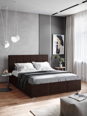 Интерьерная Кровать Рио 1.6 Ортопед ПМ с ящиком Коричневый  в Лысьве - lysva.mebel24.online | фото
