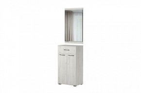 ИТАЛИЯ Зеркало 600/Тумба Комби ТК 600 (дуб крафт белый) в Лысьве - lysva.mebel24.online | фото 1