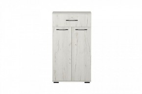 ИТАЛИЯ Зеркало 600/Тумба Комби ТК 600 (дуб крафт белый) в Лысьве - lysva.mebel24.online | фото 3
