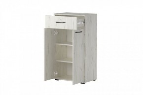 ИТАЛИЯ Зеркало 600/Тумба Комби ТК 600 (дуб крафт белый) в Лысьве - lysva.mebel24.online | фото 4