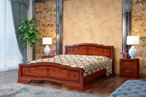 КАРИНА-6 Кровать из массива 1800 (Орех) в Лысьве - lysva.mebel24.online | фото