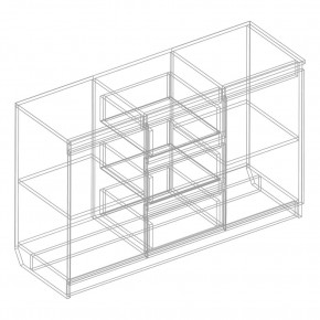 Комод 2-ств. с 3 ящиками в Лысьве - lysva.mebel24.online | фото 2