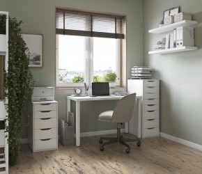 Комод Ингар белый высокий с пятью выдвижными ящиками в Лысьве - lysva.mebel24.online | фото 2