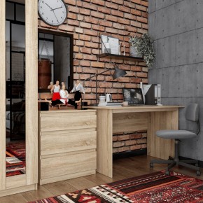 Комод КАСТОР с тремя ящиками, цвет Дуб Сонома в Лысьве - lysva.mebel24.online | фото 3