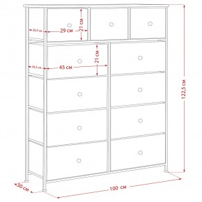Комод Leset Линкс 11 ящиков (МДФ) в Лысьве - lysva.mebel24.online | фото 12