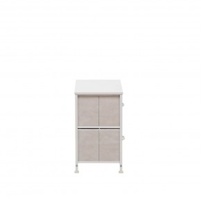 Комод Leset Линкс 2 ящ. (к/з), Каркас Белый, ящики Белые в Лысьве - lysva.mebel24.online | фото 4
