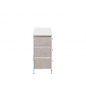 Комод Leset Линкс 6 ящ. (к/з), Каркас Белый, ящики Белые в Лысьве - lysva.mebel24.online | фото 4