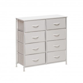 Комод Leset Линкс 8 ящ. (к/з), Каркас Белый, ящики Белые в Лысьве - lysva.mebel24.online | фото 3