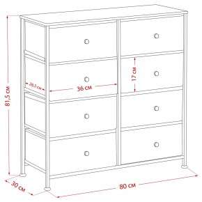 Комод Leset Линкс 8 ящиков (МДФ) в Лысьве - lysva.mebel24.online | фото 12