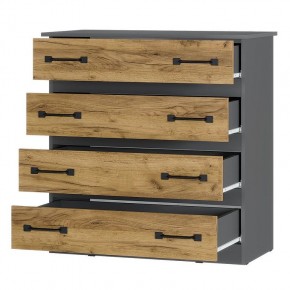 Комод Лофт (графит/крафт) в Лысьве - lysva.mebel24.online | фото 2