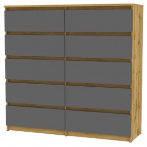 Комод Malta light K154 (ДВ-Графит) в Лысьве - lysva.mebel24.online | фото
