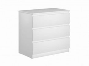 Комод МАЛЬТА с тремя выдвижными ящиками, цвет белый в Лысьве - lysva.mebel24.online | фото