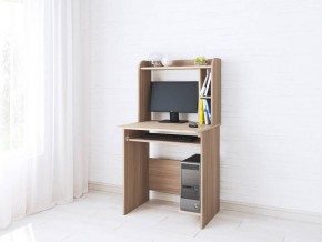 Компьютерный стол Грета-1 ясень шимо/дуб сонома в Лысьве - lysva.mebel24.online | фото