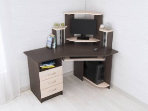Компьютерный стол Грета-7 венге/дуб молочный в Лысьве - lysva.mebel24.online | фото