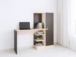 Компьютерный стол Квартет-6 венге/дуб молочный в Лысьве - lysva.mebel24.online | фото