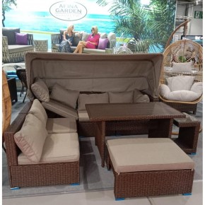 Комплект мебели с диваном AFM-320B-T320 Brown в Лысьве - lysva.mebel24.online | фото