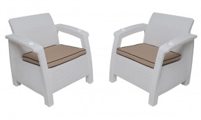 Комплект на балкон Yalta Balcony Set (Ялта) белый в Лысьве - lysva.mebel24.online | фото 4